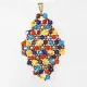 Symphony - Xochitl Rhombus M-Yellow Organza - 2